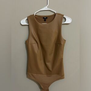 New Express leather bodysuit